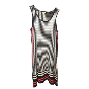 MAX STUDIO NWT sleeveless stripped dress. XS